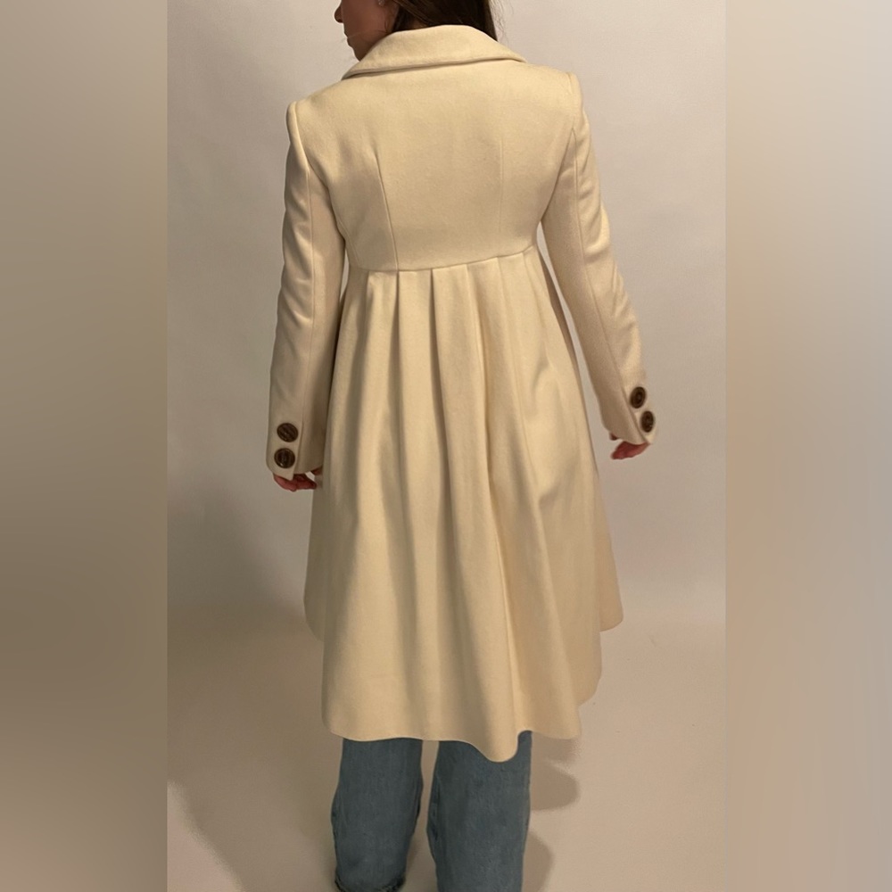 Marvin Richards cream Swing Coat size 2
